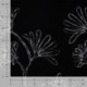 Tissu Caban Brodé Noir