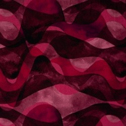 Tissu Serge de Viscose Imprimé Rose 