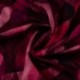 Tissu Serge de Viscose Imprimé Rose 