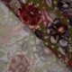 Tissu Serge de Viscose Imprimé Floral Kaki 