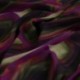 Tissu Serge de Viscose Imprimé Abstrait Kaki 