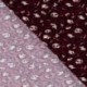 Tissu Serge de Viscose Imprimé Lie de Vin