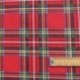 Tissu Imprimé Kilt Ecossais Rouge
