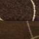 Tissu Nuza Brodé Poils Longs Chocolat 