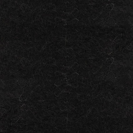 Tissu Nuza Poils Longs Noir