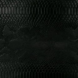 Tissu Simili Texturé Noir 