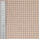 Tissu Maille Pied de Poule Beige 