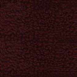 Tissu Suédine Envers Mouton Bordeaux 