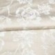 Tissu Jacquard Floral Floro Coloris Lin