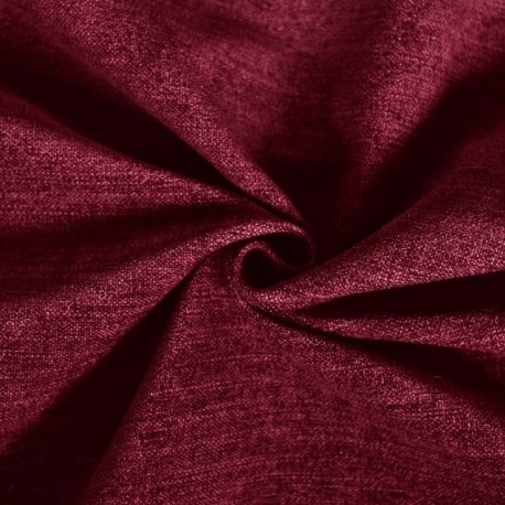Tissu Aspect Velours Sensuale Bordeaux