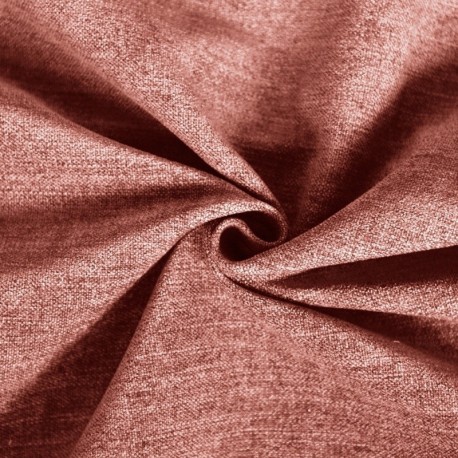 Tissu Aspect Velours Sensuale Bois de Rose