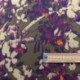Tissu Satin Imprimé Floral Violet
