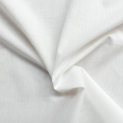 Tissu Bianco Coton Blanc 