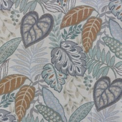 Tissu Nakia Gobelin Jacquard Vert