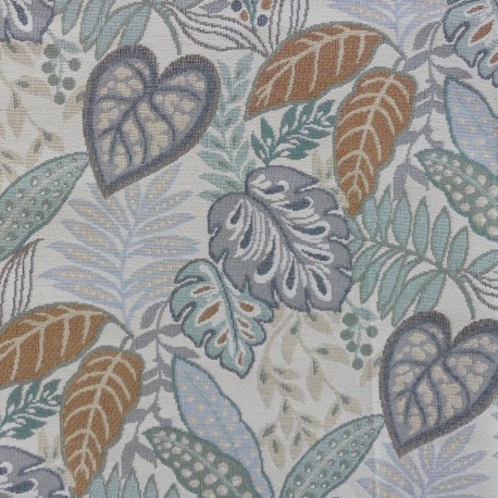 Tissu Nakia Gobelin Jacquard Vert