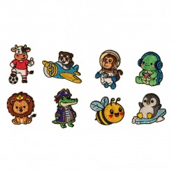 Z ecusson petits animaux mignons