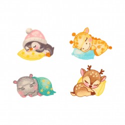 B ecusson animaux endormis