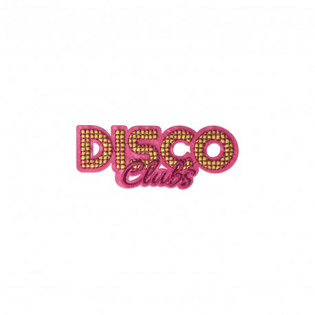 A ecusson disco club & coeur