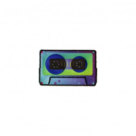 B ecusson cassette K7 - 