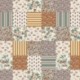 Tissu Fleurville Cretonne Ocre