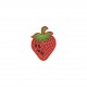 Ecusson fraise perles - Fraise