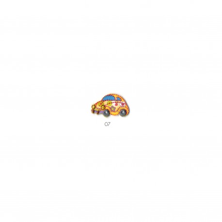 Pm motif avec fleurs - Voiture