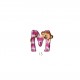 Alphabet enfant rose
