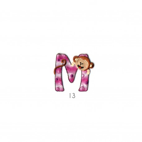 Alphabet enfant rose