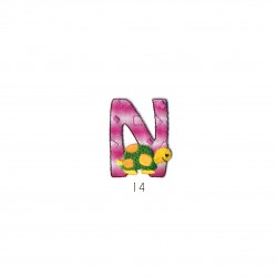 Alphabet enfant rose