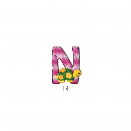 Alphabet enfant rose