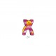 Alphabet enfant rose