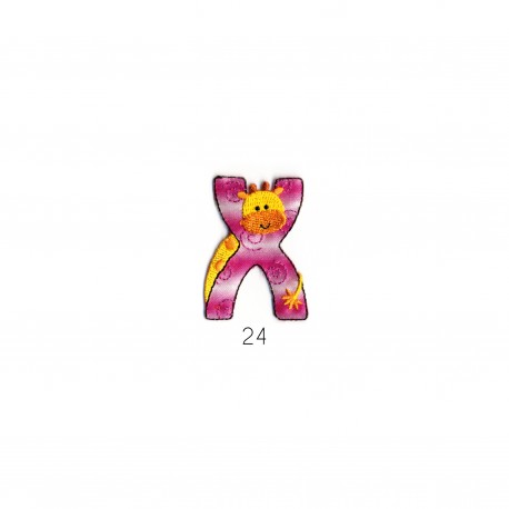 Alphabet enfant rose