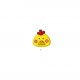 Tete animal simili cuir - Poule