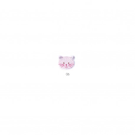 Pm motifs effet crochet - Chat