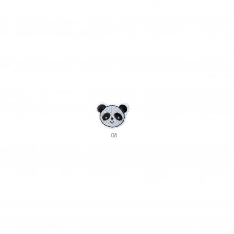 Pm motifs effet crochet - Panda