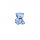 Ourson chaton feutrine - Ourson bleu