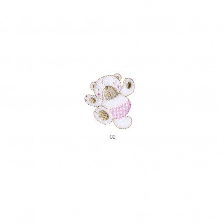 Ourson dansant - Rose