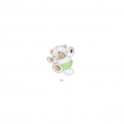 Ourson dansant - Vert
