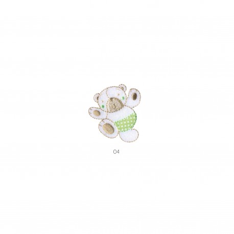 Ourson dansant - Vert