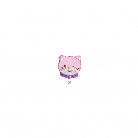 Divers motifs sequins - Chat rose