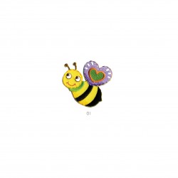 Animaux tres colorés - Abeille