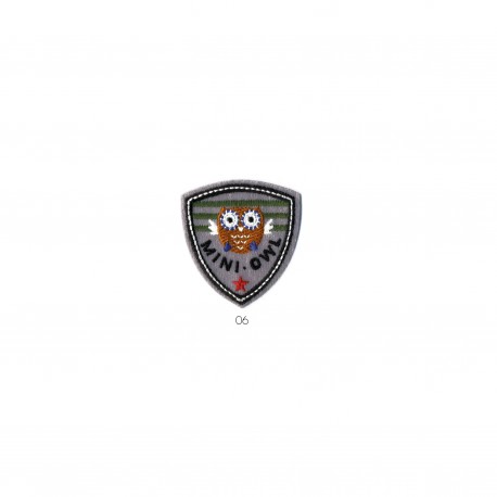 Ours et chouette blason - Chouette