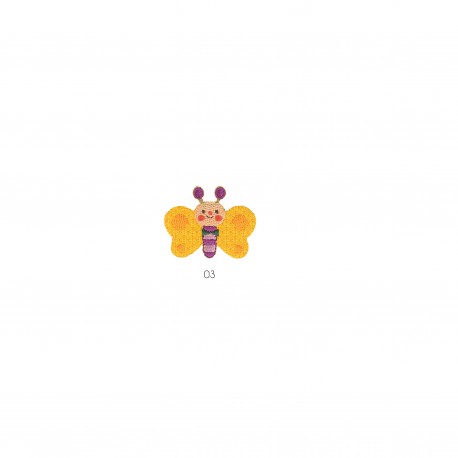 Petit papillon - Orange