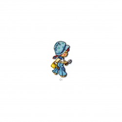 Enfants dantan - Fille bleue