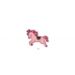 Chevaux enfants 4,5x6cm - Rose