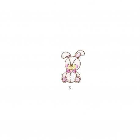 Animaux pour bebe - Lapin 4x2,5