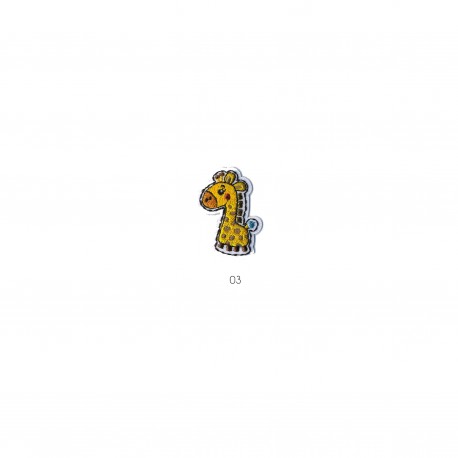 Animaux souriants - Girafe 3,5x2
