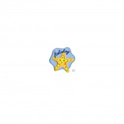 Animaux de la mer 5x4,5 - Etoile holiday