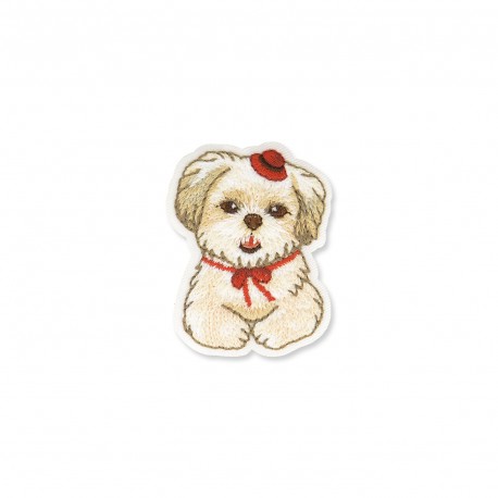 Ecusson jolis animaux - Chiot