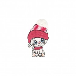 Ecusson animaux bonnet - Chaton